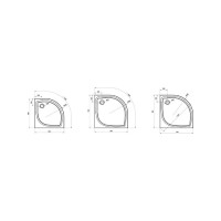 Душевой поддон Ravak Elipso Pro-80 Flat XA234411010