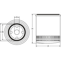 Фильтр масляный SCT SM5744