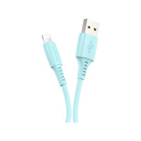 USB кабель Borofone bx40 multicolor superior lightning 8-pin, 1м, 2.4a, pvc, уп. 30 шт. (5 цветов) 0L-MG-WF307