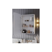 Зеркало-шкаф SANTREK HOME с LED подсветкой левое "ХЕЛЕНА" 500x800мм 319284