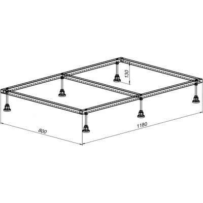 Каркас для литьевого поддона Aquanet 0.4 00267178