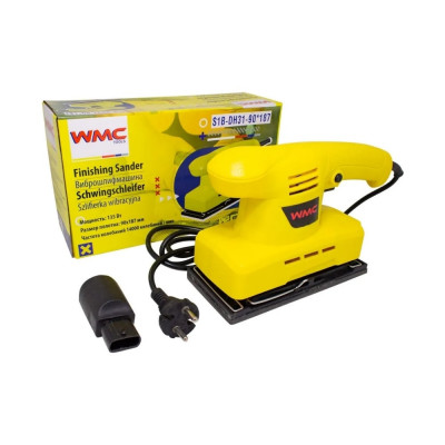 WMC TOOLS Виброшлифовальная электрическая машина в комплекте WMC-S1B-DH31-90*187