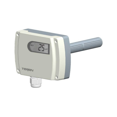 Датчик Teren канальный твердыцх частиц pm2.5 для монтажа в канале, выход, rs485/modbus, жк-дисплей PMDB01