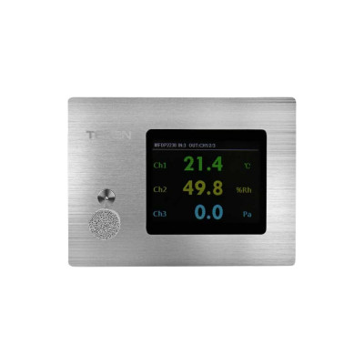 Многофункциональный дисплей/ передатчик Teren вход и выход rs485/modbus rtu, 3 ключа и винт для отбора проб, 4 отверстия, горизонтальный тип MFDP88811H1