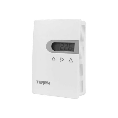 Комнатный датчик твердых частиц Teren pm2.5, выход rs485/modbus, жк-дисплей с подсветкой и сенсорными клавишами Teren PMWB02