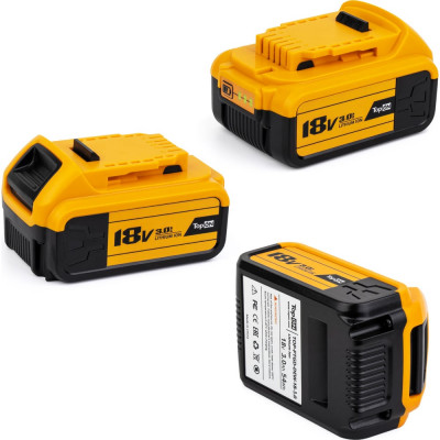 TopOn Аккумулятор для DeWalt 18V 3.0Ah (Li-Ion) PN: DCB180 TOP-PTGD-DEW-18.3.0