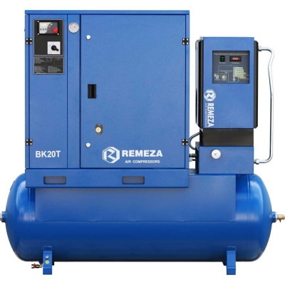 Remeza Винтовой компрессор ВК20Т-16-500Д2 на ресивере, с рефрижераторным осушителем и дополнительными фильтрами УТ-00002903