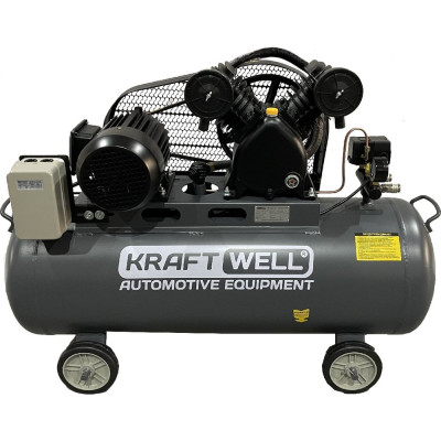 Поршневой компрессор KraftWell KRW-AC420-100L