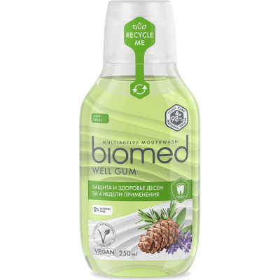 Biomed WELL GUM / ВЕЛ ГАМ ополаскиватель, 250 мл 109.51155.1201