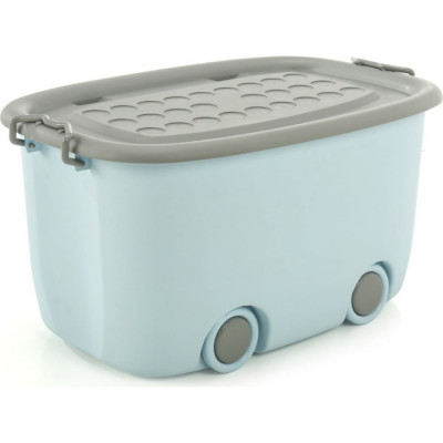 Ящик-тележка для хранения игрушек и для игр ZDK Mobi boxbig0001/bluegrey