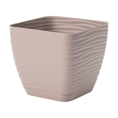 Квадратное кашпо FormPlastic Sahara petit 3610-002 058512