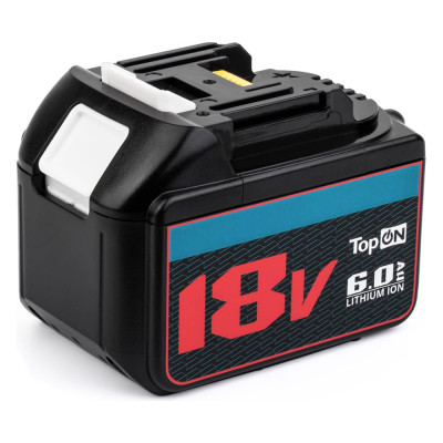 TopOn Аккумулятор для makita bl1860b 18v 6.0ahh (li-ion) pn: 197422-4 TOP-PTGD-MAK-18-6.0