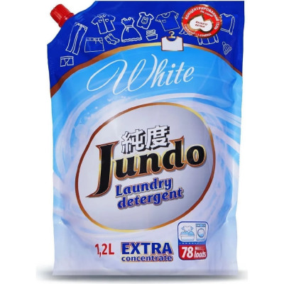 Jundo White концентр. гель для стирки Белого белья 78 стирок 1200 мл 4903720020166