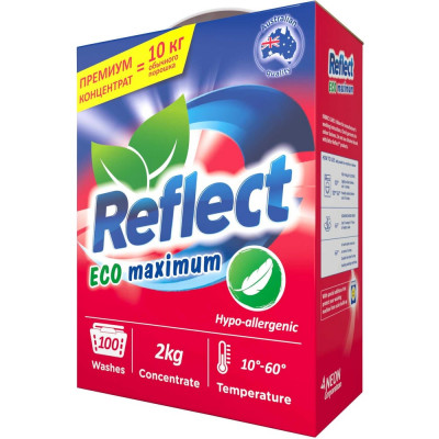 Стиральный порошок для цветного и белого белья REFLEKT maximum 9339238000119