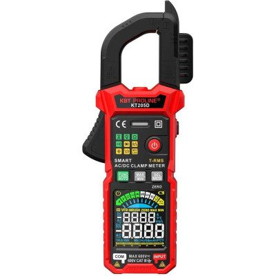 КВТ Токовые клещи цифровые КТ 205D серия PROLINE 90386