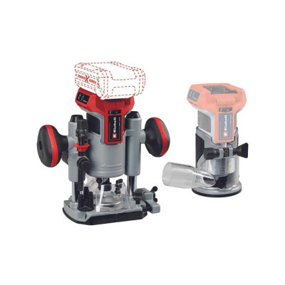 Einhell Фрезер аккумуляторный PXC TP-RO 18 Set Li BL,18В,10-30 т/мин,цанга 6/8 мм,2станины,без АКК 4350410