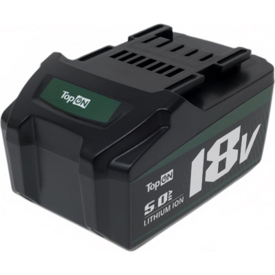 TopOn Аккумулятор для metabo 18v 5.0ah (li-ion) pn: 625592000 TOP-PTGD-MET-18-5.0