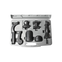 Набор рихтовочных прорезиненных оправок (7 предметов, кейс) JTC 2554