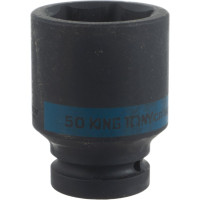 Головка торцевая ударная глубокая шестигранная (50 мм; 1") KING TONY 843550M