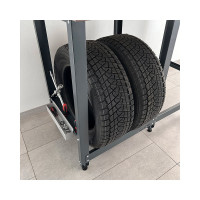 Верстак Сорокин Standart с деревянной столешницей и траверсами для хранения колёс 35.42