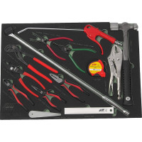 Универсальный набор инструмента, комплектация VAG, в ложементе 14шт JTC-UP4014V