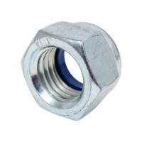 Гайка с контрящим кольцом КРЕП-КОМП DIN985, м24, 250 шт гс24