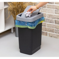 Контейнер для мусора IDEA ТВИН 25л М 2469 М 2469 Серый