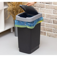 Контейнер для мусора IDEA ТВИН 25л М 2469 М 2469 Серый