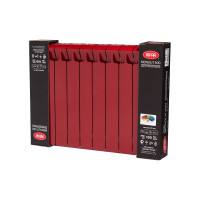 Биметаллический радиатор RIFAR MONOLIT 500 Бордо 10 секц. бок. R-MN-500-10-BO