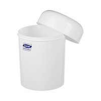 Ведро для мусора Luscan 15 л, пластик, белое, 26x38 см 1012162