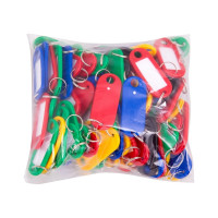 Набор брелоков для ключей OfficeSpace 52 мм, 100 шт, ассорти 268452