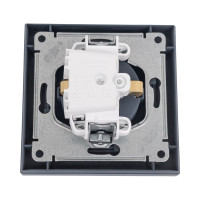 Розетка Systeme Electric AtlasDesign Грифель с/з со шторками, 16А, в сборе SE ATN000744