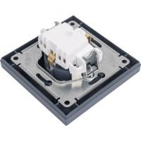 Розетка Systeme Electric AtlasDesign Грифель с/з со шторками, 16А, в сборе SE ATN000744
