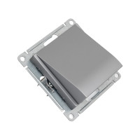 Вывод кабеля Systeme Electric AtlasDesign Сталь механизм SE ATN000999