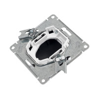 Вывод кабеля Systeme Electric AtlasDesign Сталь механизм SE ATN000999