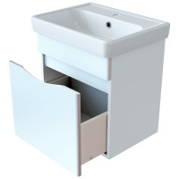 Подвесная тумба Orange TOPLINE Monaco с умывальником, белая TP-MO50+RA