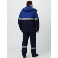 Зимний костюм Факел Эксперт-Антистат МВО темно-синий/васильковый, р. 44-46; 182-188 87468135.002