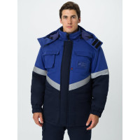 Зимний костюм Факел Эксперт-Антистат МВО темно-синий/васильковый, р. 44-46; 182-188 87468135.002