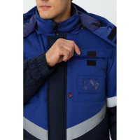 Зимний костюм Факел Эксперт-Антистат МВО темно-синий/васильковый, р. 44-46; 182-188 87468135.002