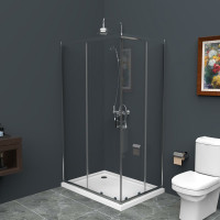 Душевой уголок BelBagno UNO-195-AH-2-90/70-C-Cr
