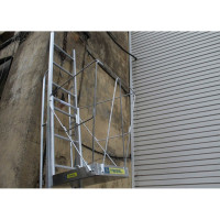 Площадка навесная для лестниц ПЛА (0.6х0.55 м; 120 кг) MEGAL 400101