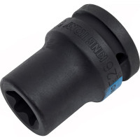 Головка торцевая ударная TORX Е-стандарт (E26; 56 мм; 3/4") KING TONY 657526M