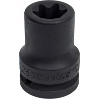 Головка торцевая ударная TORX Е-стандарт (E26; 56 мм; 3/4") KING TONY 657526M