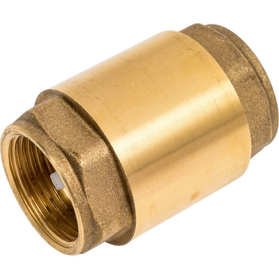 Обратный клапан Giacomini латунь осевой R60 20 Ру16 Тмакс-110 оС ВР G3/4 дюйма 019-0265