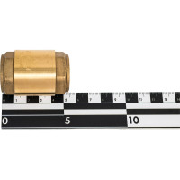 Обратный клапан Giacomini латунь осевой R60 20 Ру16 Тмакс-110 оС ВР G3/4 дюйма 019-0265