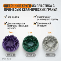 Пневматическая шлифовальная машинка WIEDERKRAFT 50 мм, 18000 Об/мин, 380 Вт WDK-25310