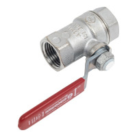 Шаровой кран Giacomini латунь хром R250D 15 Ру42 ВР рычаг R250X003 007-0879