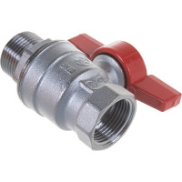 Шаровой кран Giacomini латунь хром R854 20 Ру35 ВР/НР бабочка R854X024 007-5502