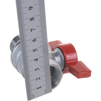 Шаровой кран Giacomini латунь хром R854 20 Ру35 ВР/НР бабочка R854X024 007-5502