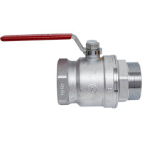 Шаровой кран Giacomini латунь хром R254DL 50 Ру35 ВР/НР рычаг R254LX008 007-0906